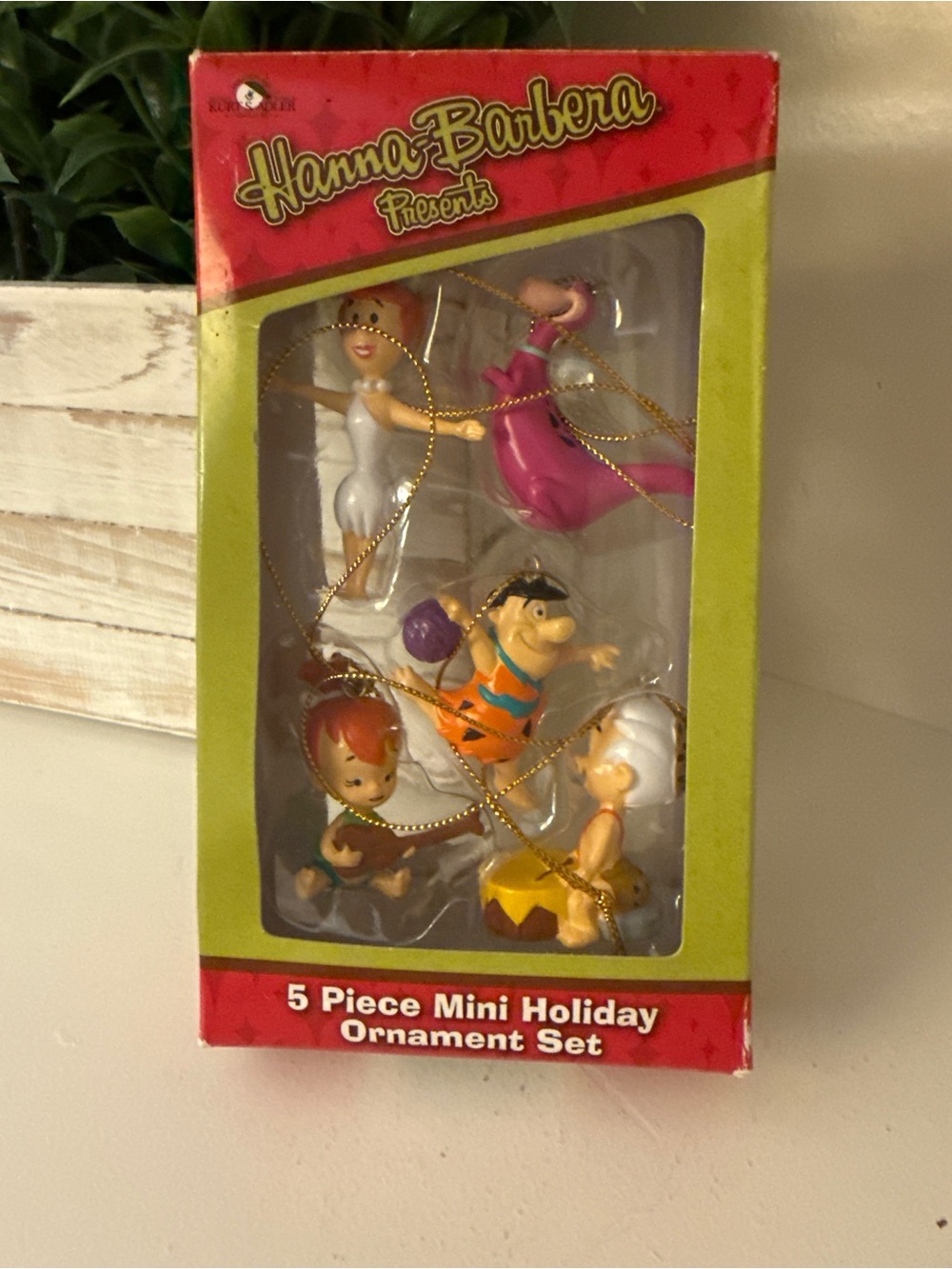 Kurt Adler Hanna-Barbera 5 Pc Mini Christmas Ornament Set HB0102